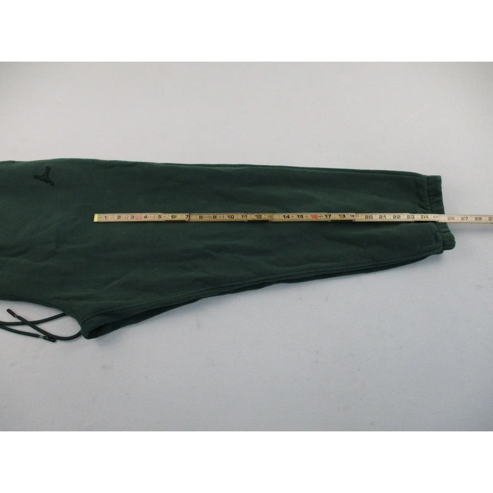 Jordan Sweatpants Mens XL Green Relaxed Fit Jumpman Logo Embroidered Fleece